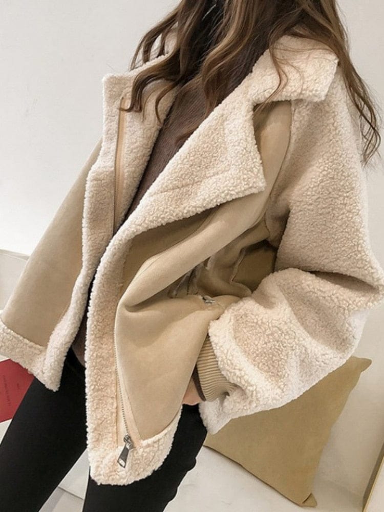 2023 Loose Fur All-in-one Winter Jacket