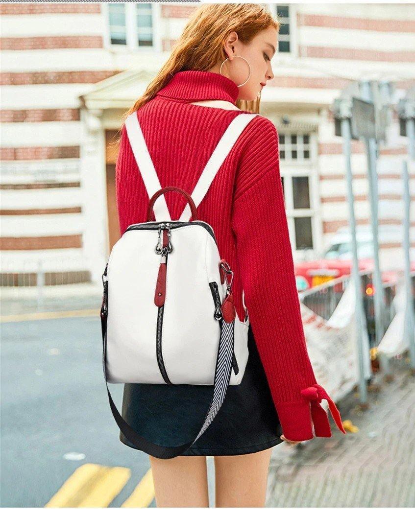 Fashion Backpack Women Genuine Leather - For Women USA