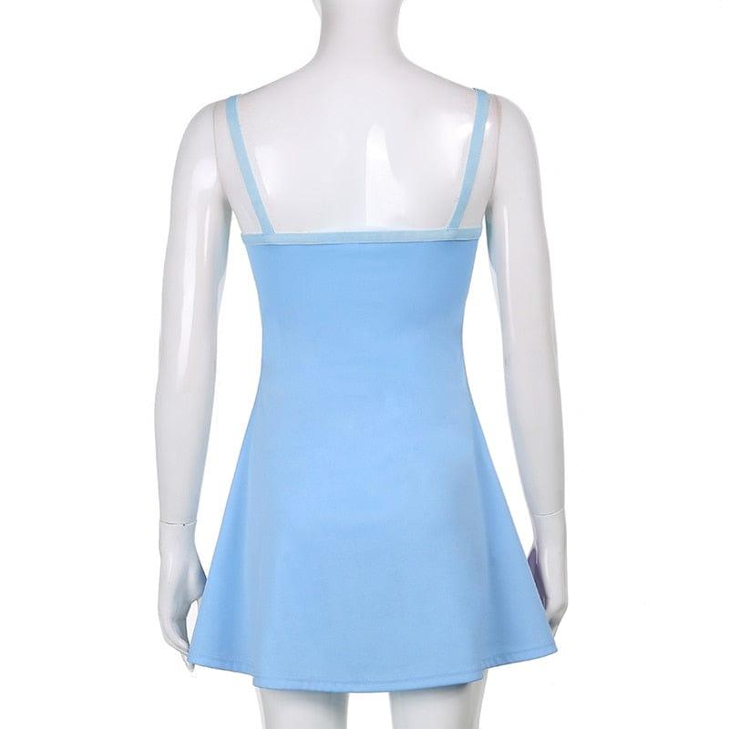 Sexy Summer Hollow Out Mini Dress - For Women USA