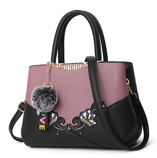 TIPS TO ROCK EMBROIDERED LEATHER MESSENGER BAG ON WOMEN - For Women USA