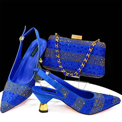 Evening Party Shoes and Bag Set