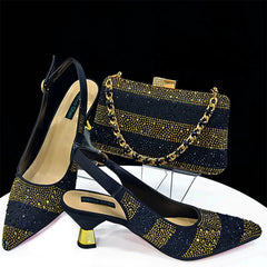 Evening Party Shoes and Bag Set