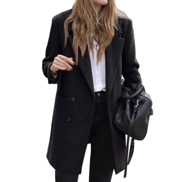 Winter Elegant Lapel Coat