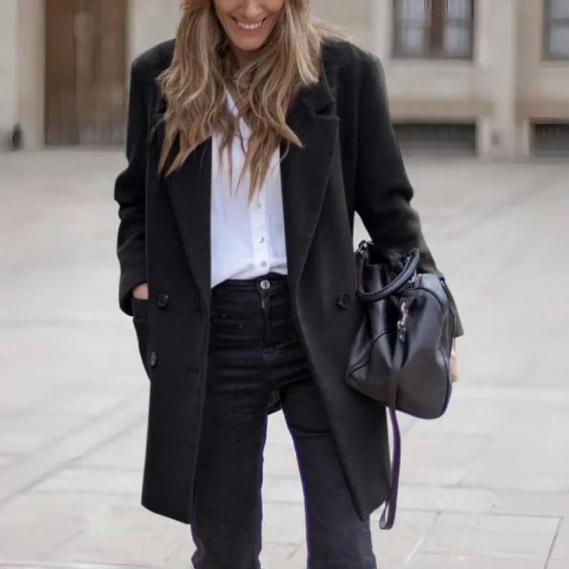 Winter Elegant Lapel Coat