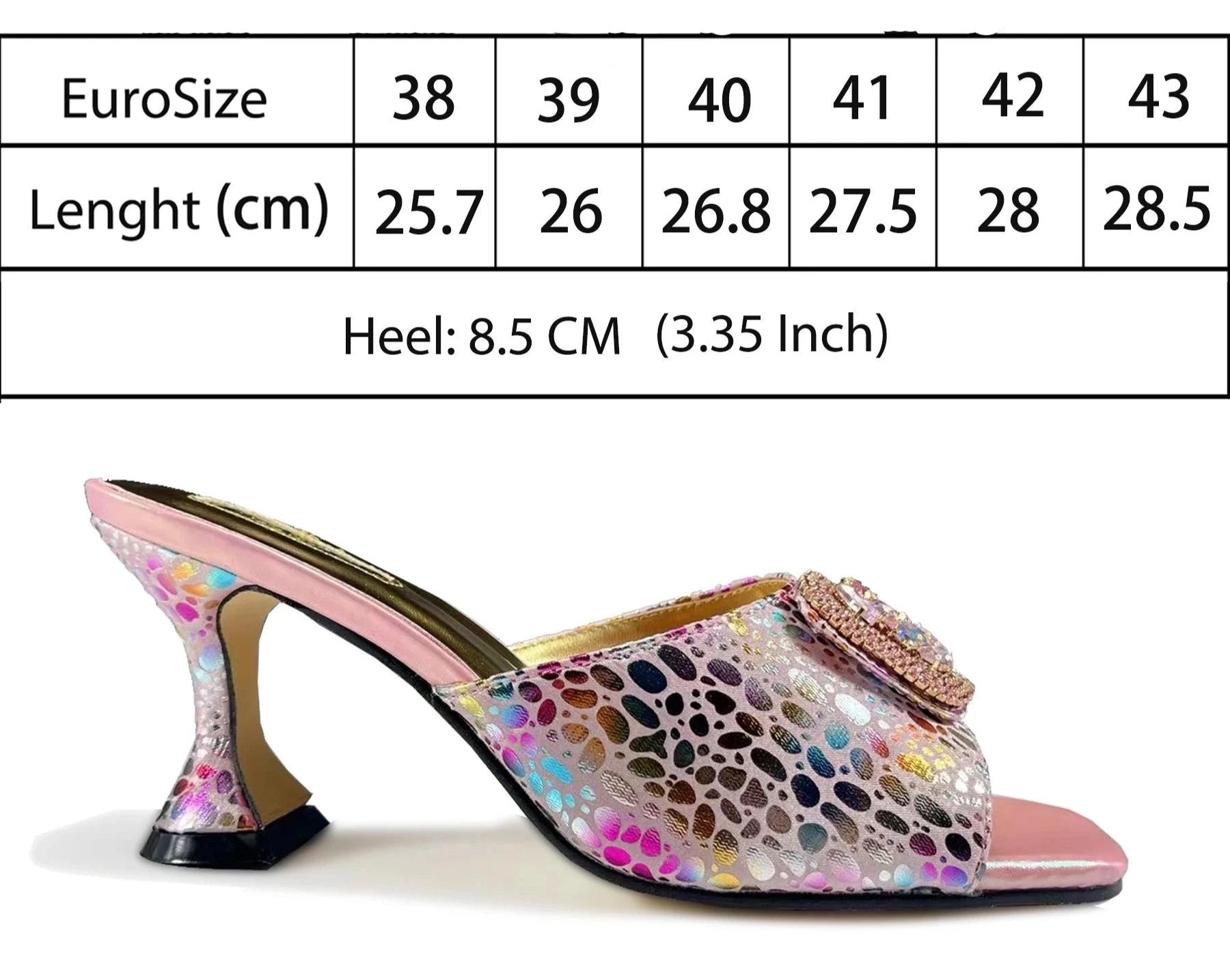 Mix Colorful Shoes And Purse Set