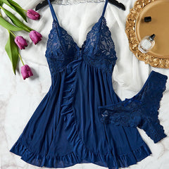 Tulle Suspenders Exquisite Lingerie