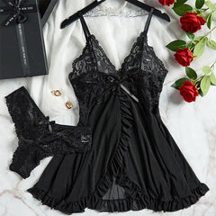Tulle Suspenders Exquisite Lingerie