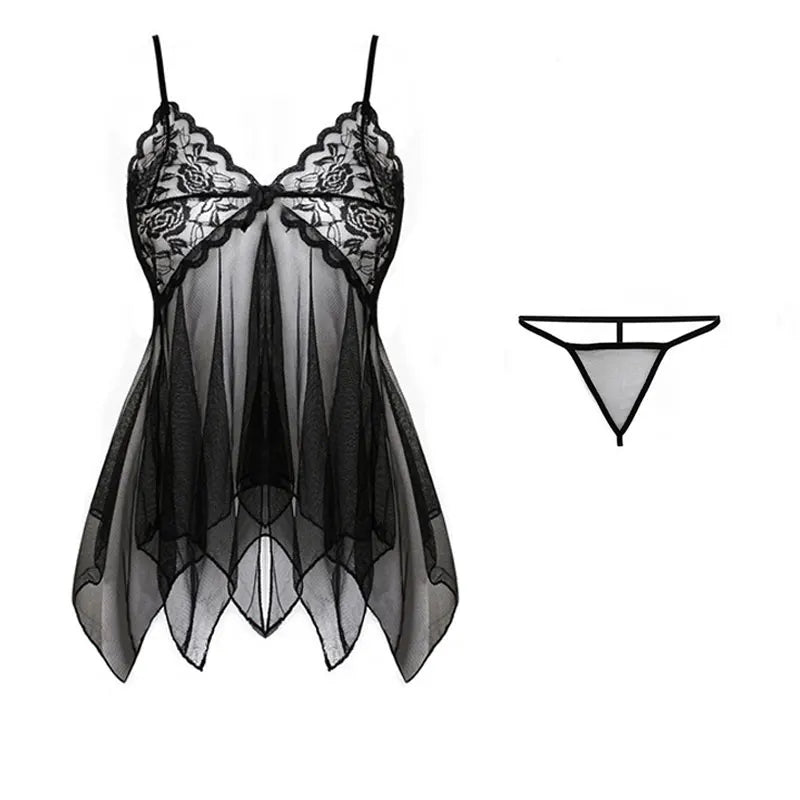 Tulle Suspenders Exquisite Lingerie