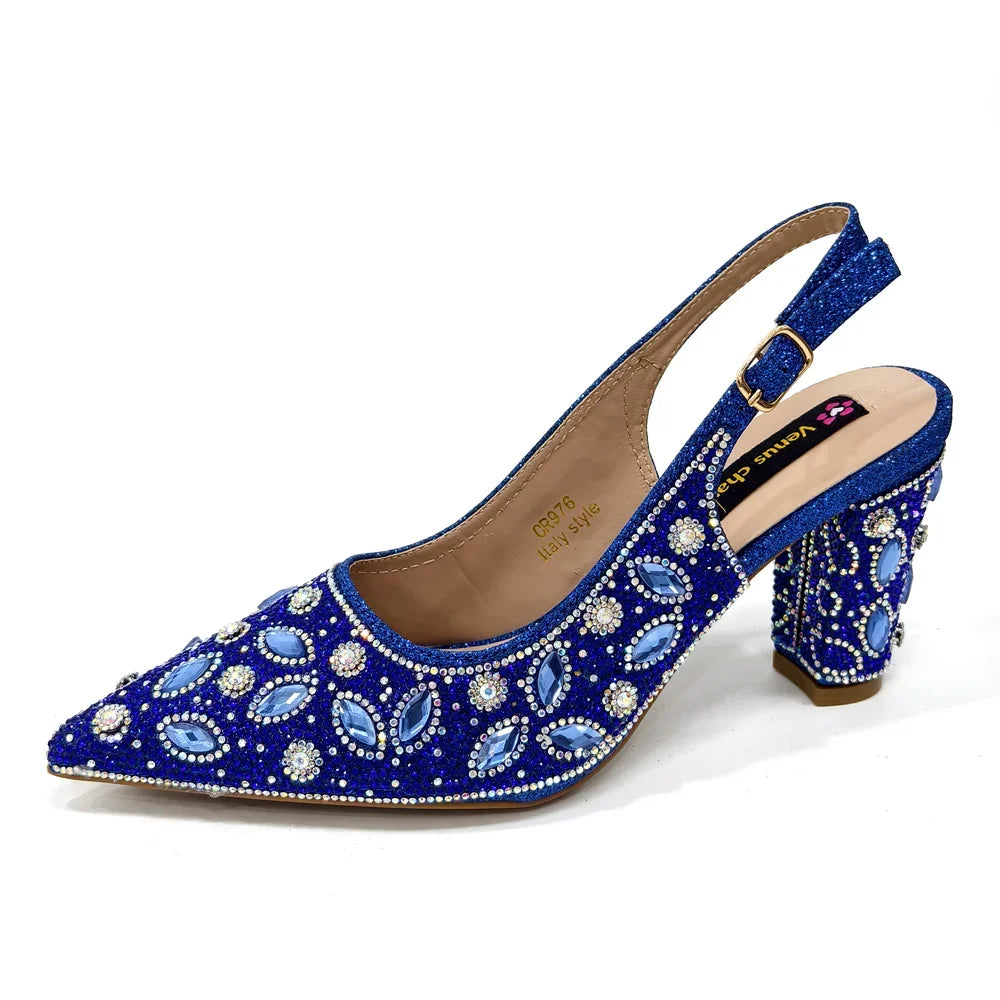 Elegant Nigerian Shoes and Purse Set