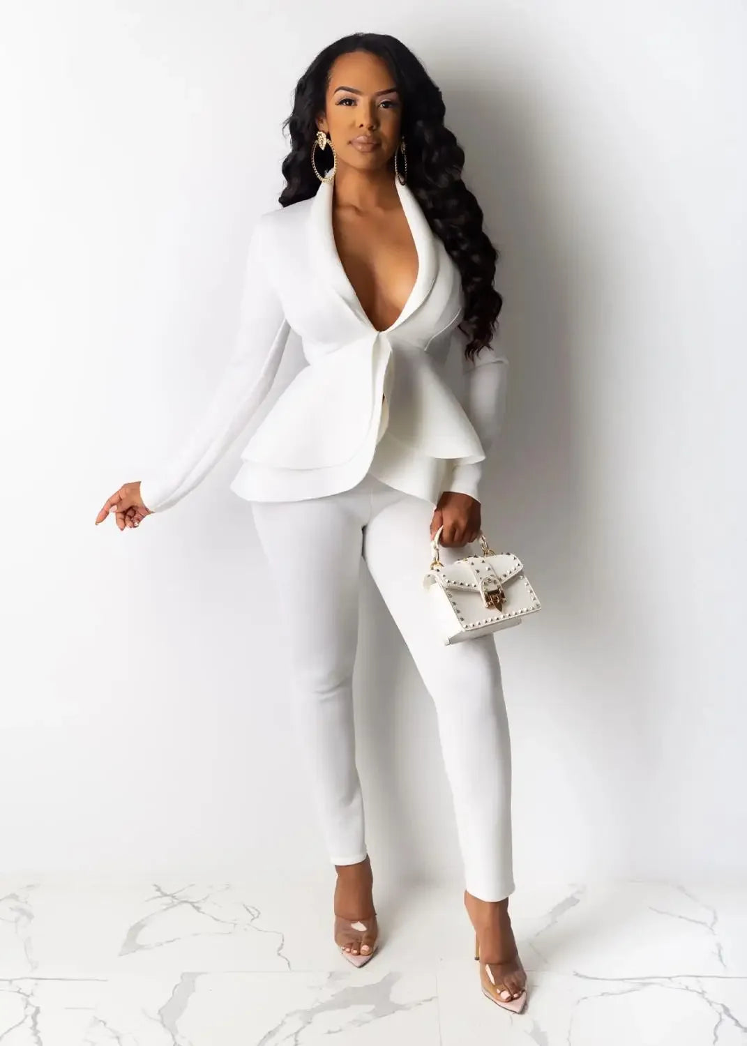 Two Piece Office Lady Outfit