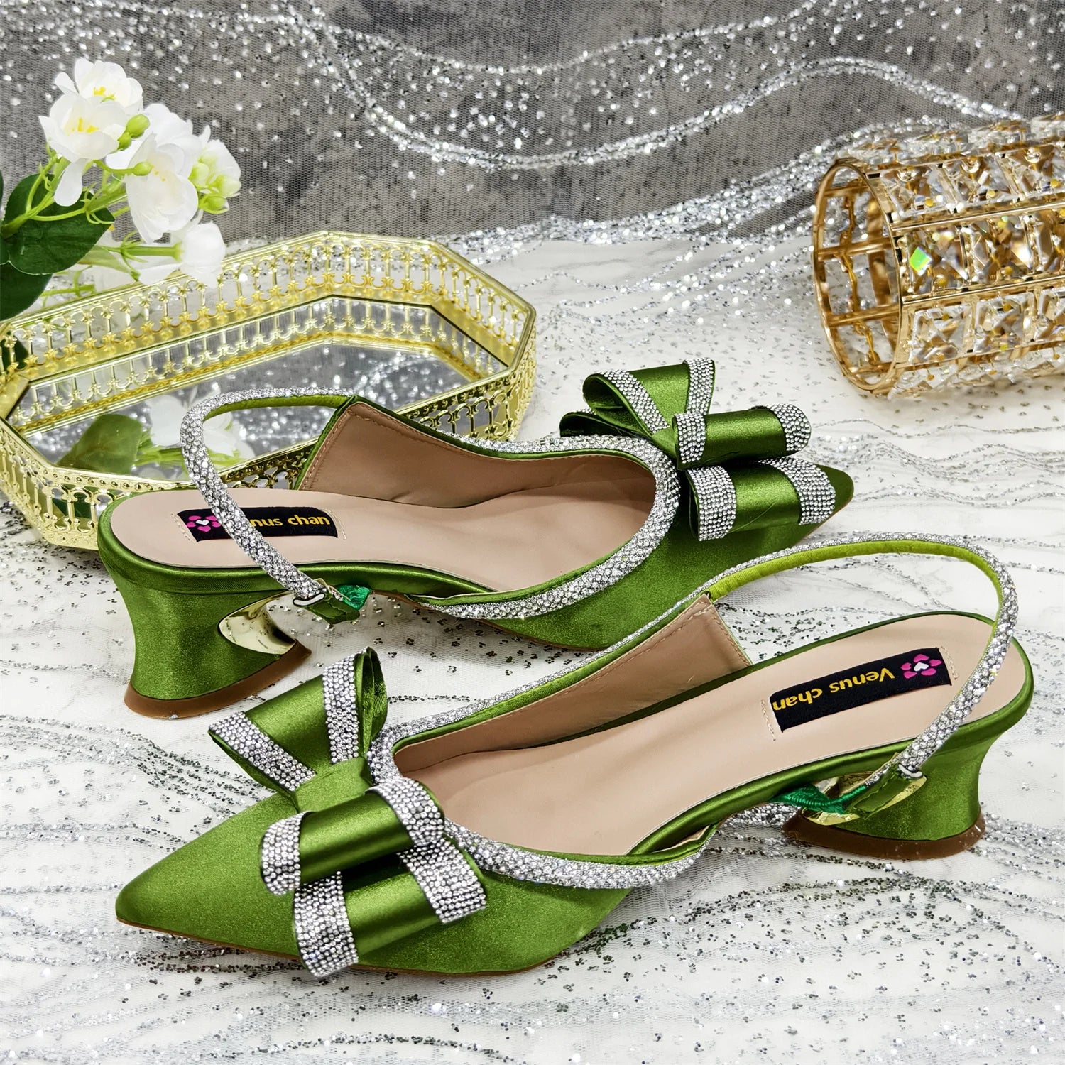 Wedding Italian Design Shoes and Bag Set