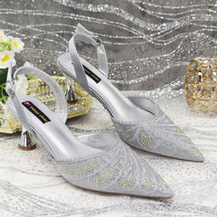 Pointed-Toe Italian Heels and Bag Set