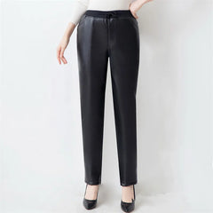 Winter New Women's PU Pants