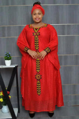 African Traditional Dress With Headtie