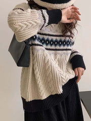 Autumn Pullover Knit Sweater