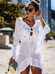 Crochet Cover-up Bikini Dress