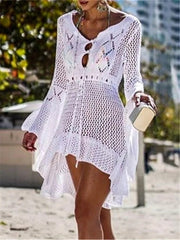 Crochet Cover-up Bikini Dress