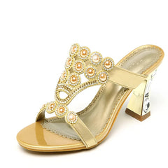 Diamond High Heels Sandals