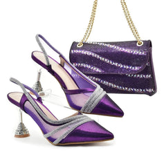 Italian Luxury Shoes and Purse Set