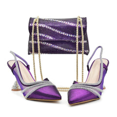 Italian Luxury Shoes and Purse Set