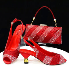 Italian Shoes With Matching Clutch Bag Set
