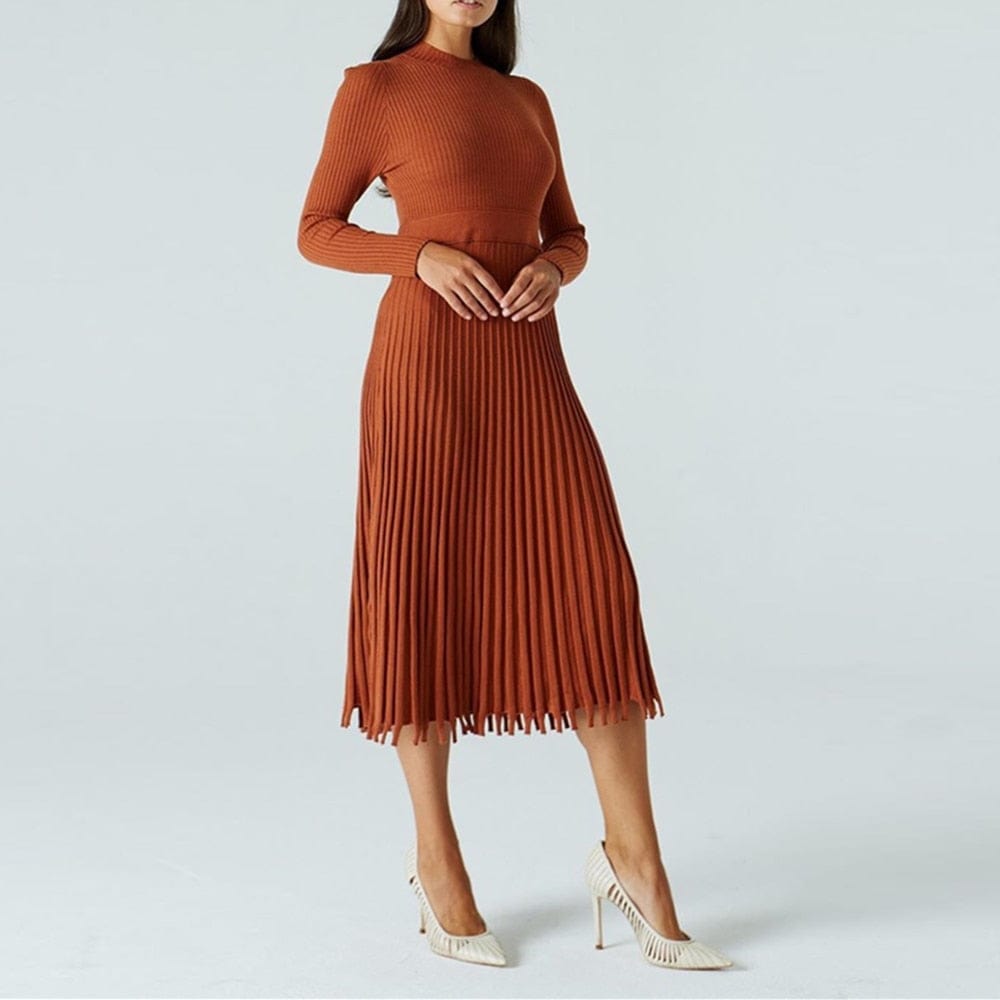 Knitted Long Autumn Slim Dress