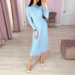 Knitted Long Autumn Slim Dress