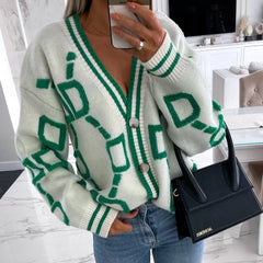 Warm Knitted Cardigan Sweater
