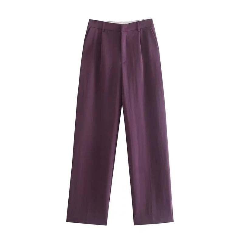 2 Pieces Purple Work Suit - For Women USA