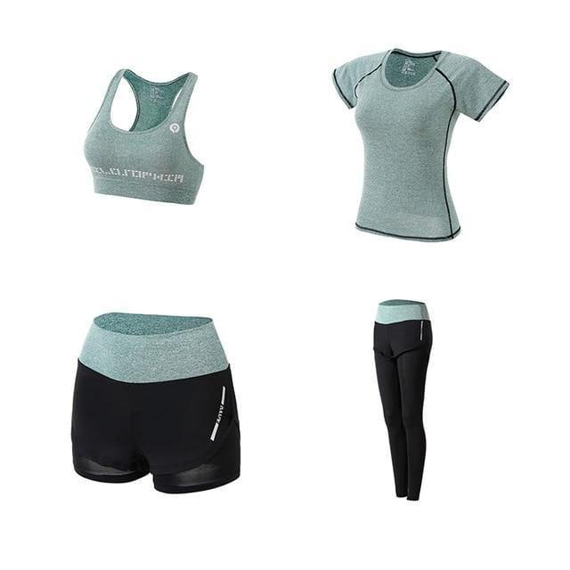 5 Piece Fitness and Yoga Set For Women - For Women USA