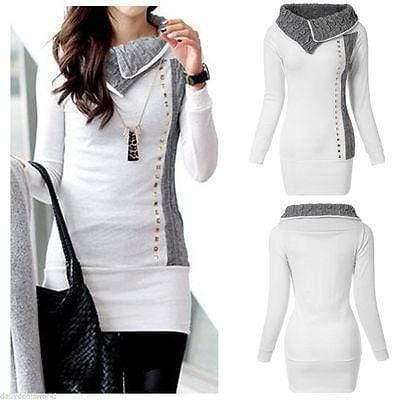 Autumn Long Sleeve Pullover Sweater - For Women USA