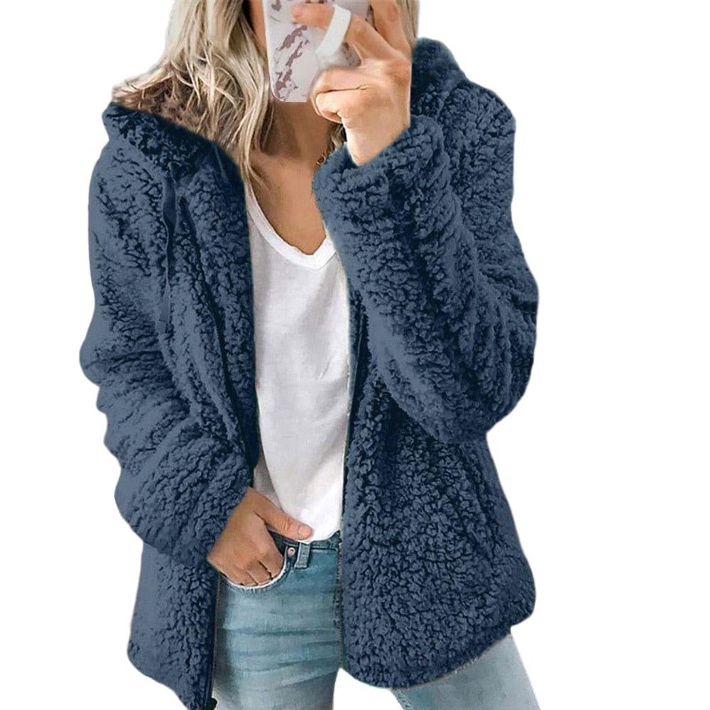 Autumn Soft Non Hooded Jacket - For Women USA