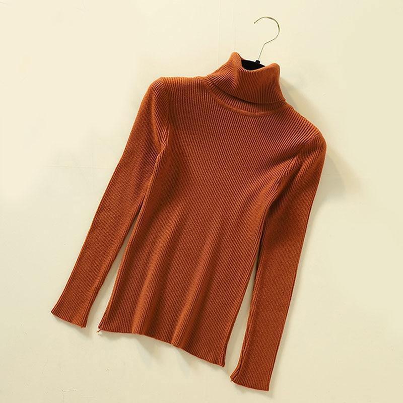 Autumn Turtleneck Pullover Sweater For Women - For Women USA