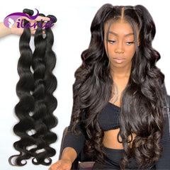 Brazilian Hair Weave Bundles 100% Human Hair - For Women USA