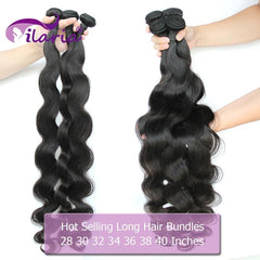 Brazilian Hair Weave Bundles 100% Human Hair - For Women USA