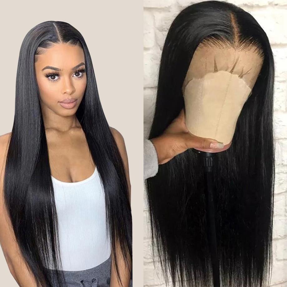 Brazillian Straight Lace Front Human Hair Wigs - For Women USA