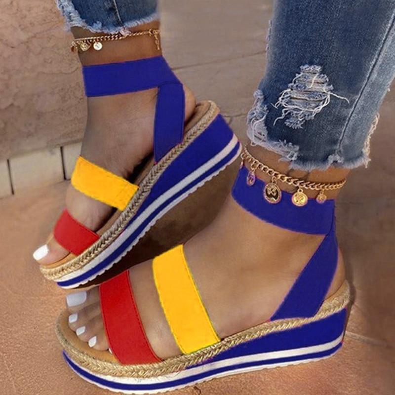 Candy Color Wedges Platform for Women - For Women USA