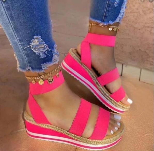 Candy Color Wedges Platform for Women - For Women USA