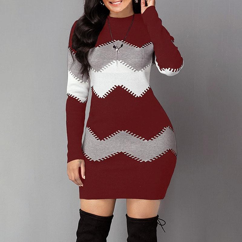 Casual Long-Sleeved Christmas Sweater - For Women USA