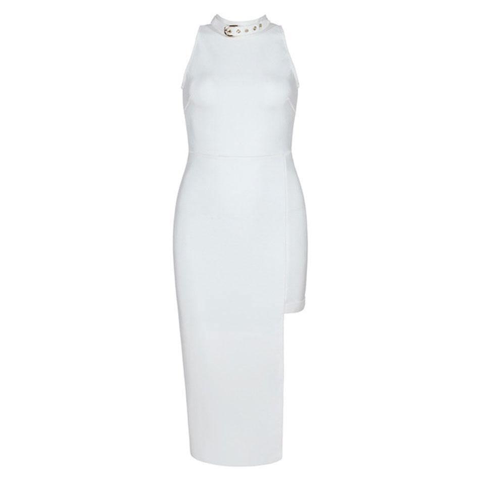 Celebrity White Bandage Dress For Women - For Women USA