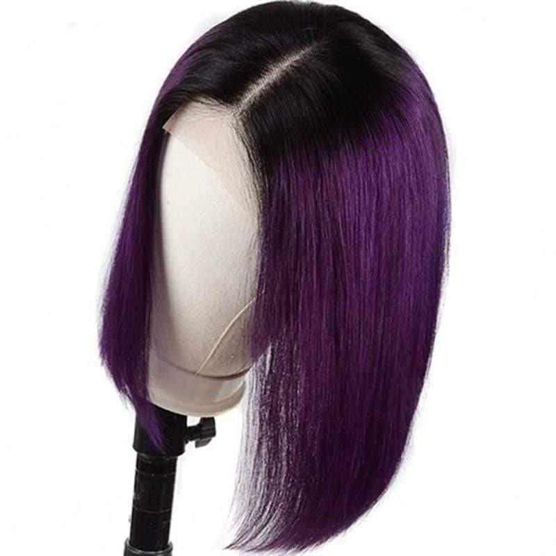 Colored Short Lace Front Human Hair Wigs - For Women USA