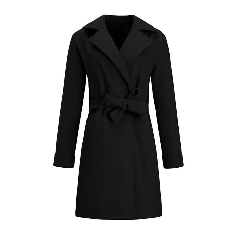 Cutubly Office Lady Woolen Coat - For Women USA
