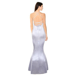 Elegant Halter Paillettes Evening Party Dress for Women - For Women USA
