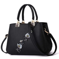 Embroidered Leather Messenger Bags For Women - For Women USA