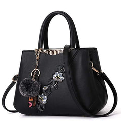 Embroidered Leather Messenger Bags For Women - For Women USA