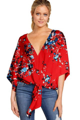 Fashion Knotted Blouse For Women - For Women USA