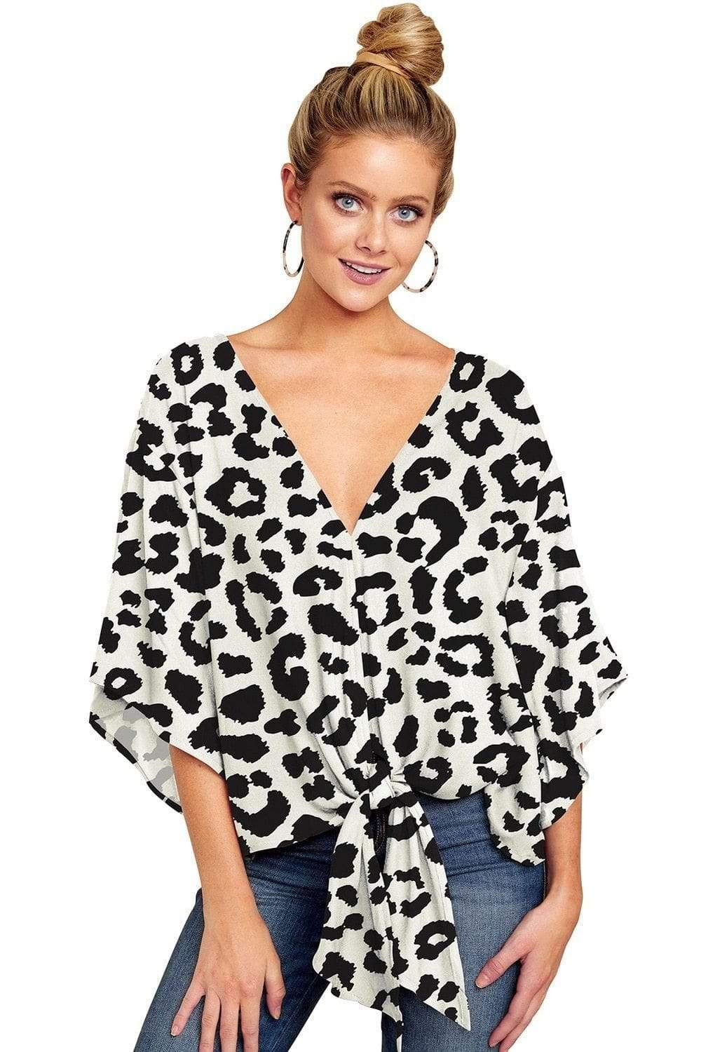 Fashion Knotted Blouse For Women - For Women USA