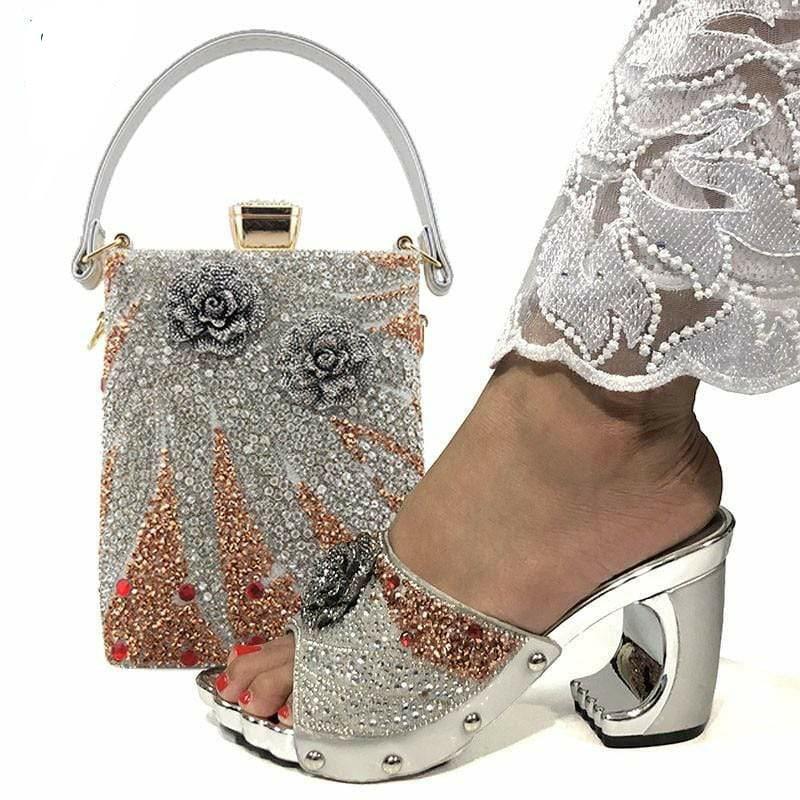 Fashionable Italian Shoes and Bag Set - For Women USA