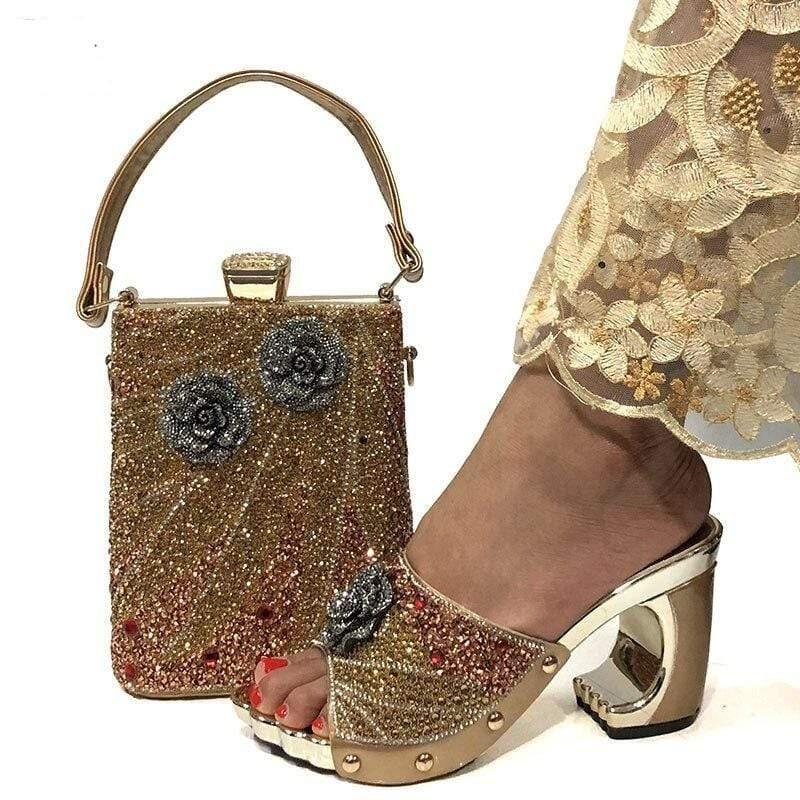Fashionable Italian Shoes and Bag Set - For Women USA
