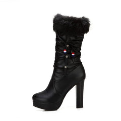 Female Autumn Thick bottom Boots - For Women USA